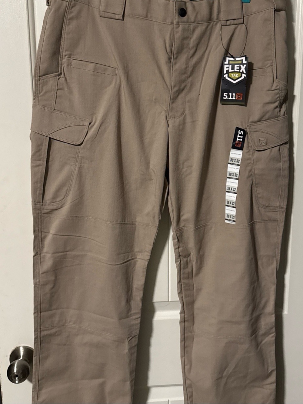 5.11 Tactical Men’s Cargo Pants — Tan Sz 38/32